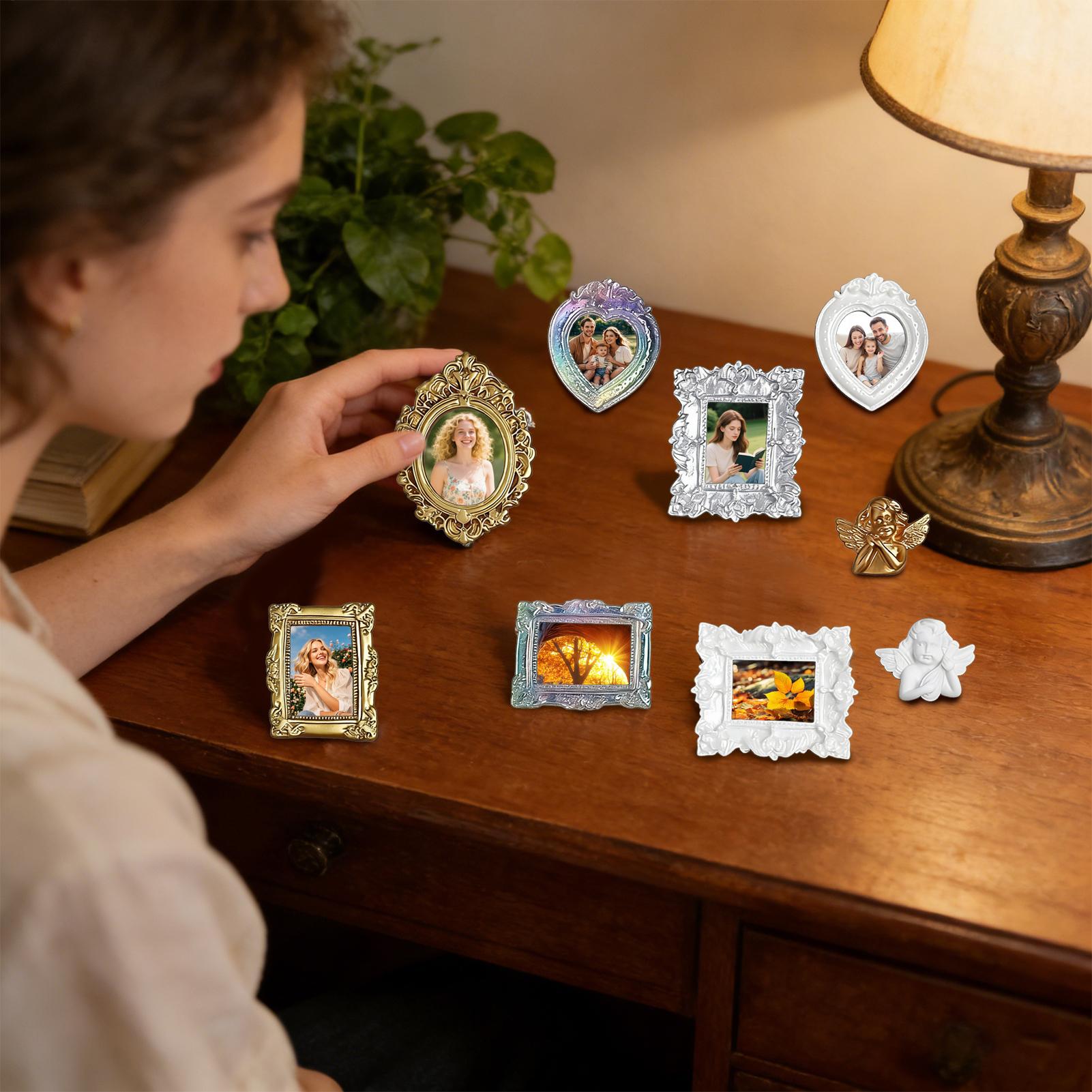 9 Pcs Miniature Picture Frame  - Resin Art For Photo Frame recension och pris