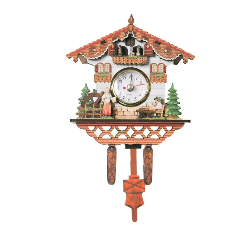 Cuckoo Wall Clock Vintage Wood - Resin Art Wall Clock recension och pris