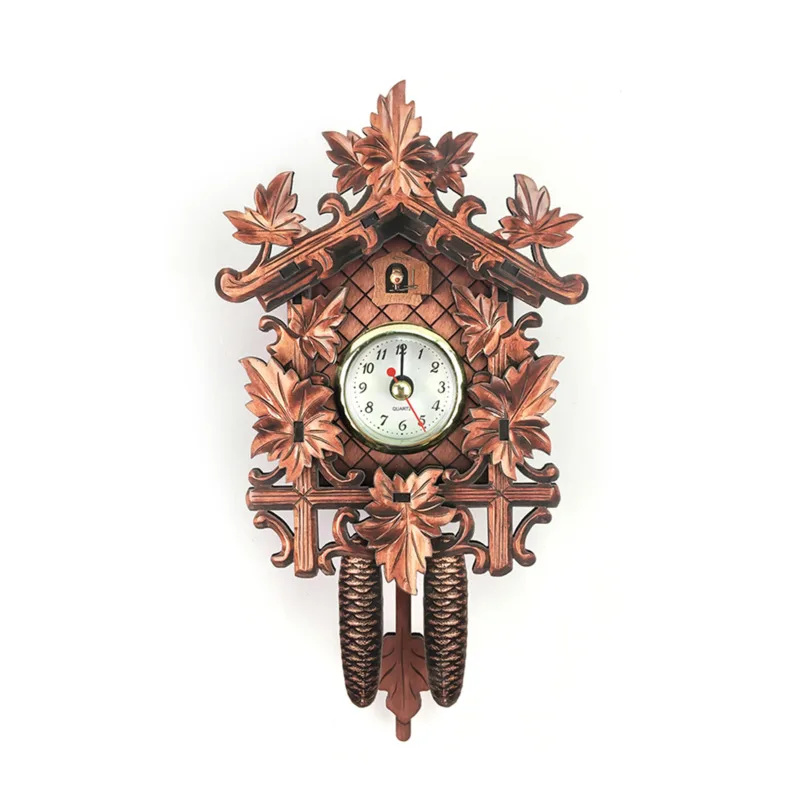 Cuckoo Wall Clock Vintage Wood - Resin Art Wall Clock recension och pris