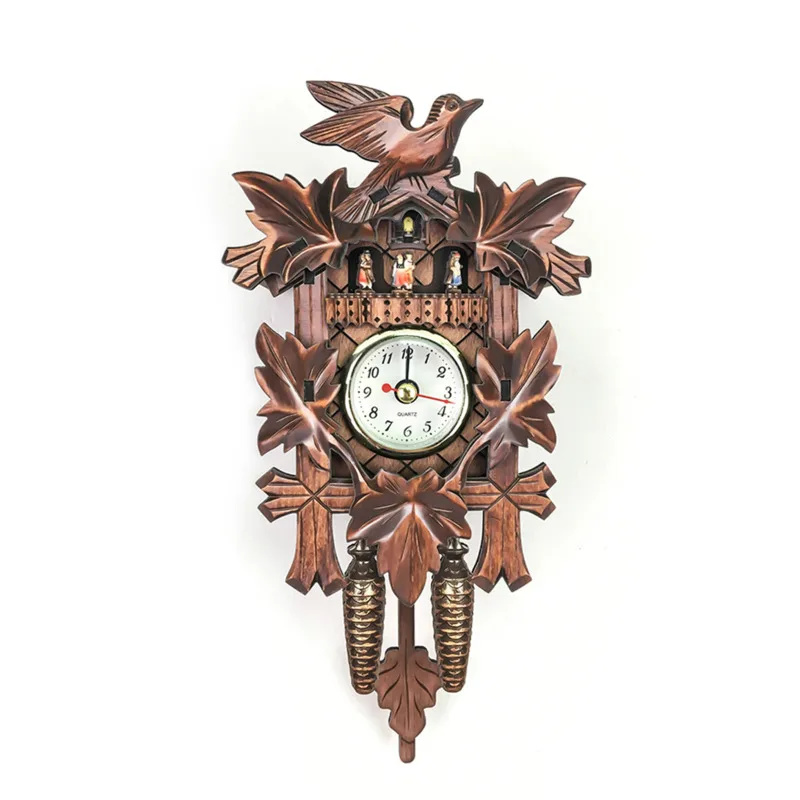 Cuckoo Wall Clock Vintage Wood - Resin Art Wall Clock recension och pris