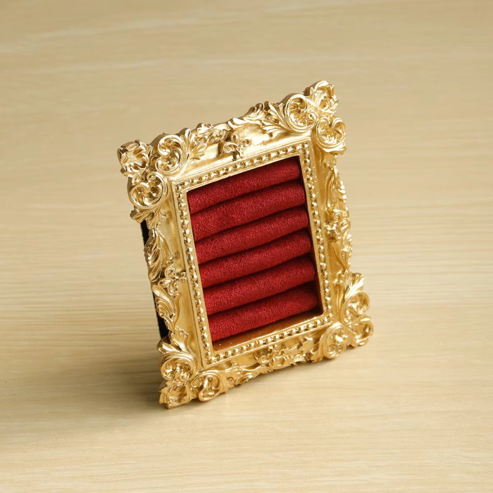 Vintage Gold Ring Display Stan - Resin Art For Photo Frame recension och pris