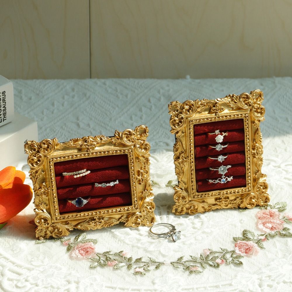 Vintage Gold Ring Display Stan - Resin Art For Photo Frame recension och pris