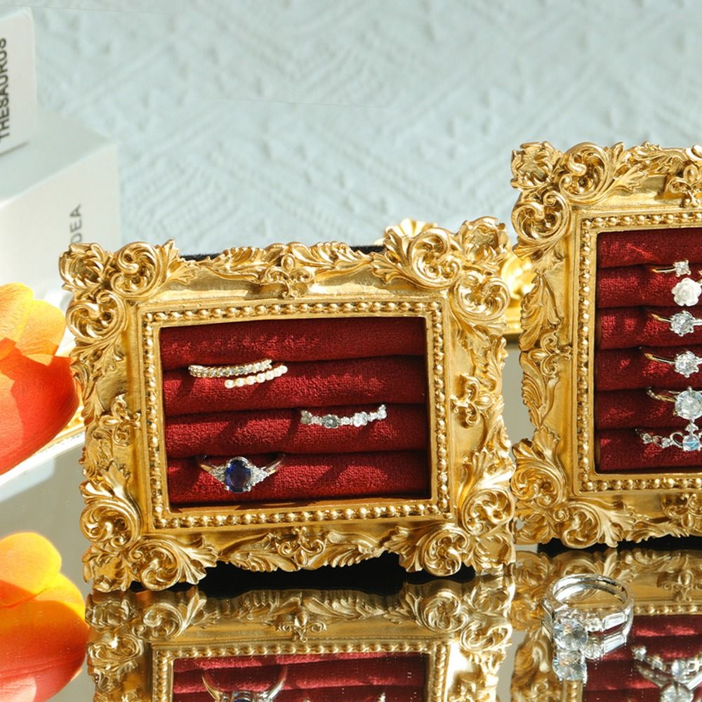 Vintage Gold Ring Display Stan - Resin Art For Photo Frame recension och pris