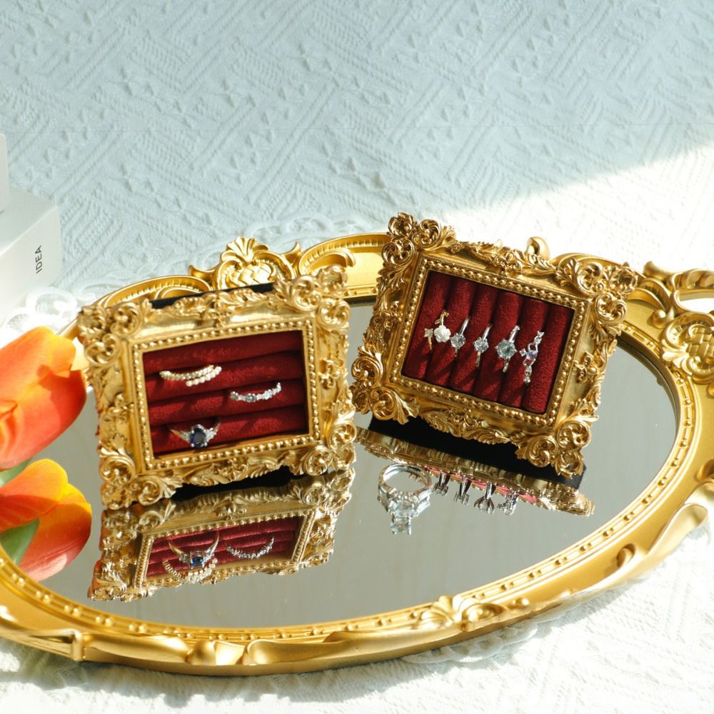 Vintage Gold Ring Display Stan - Resin Art For Photo Frame recension och pris