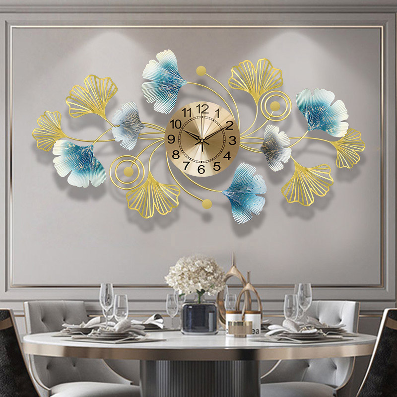 Simple Creative Metal Wall Clo - Resin Art Wall Clock recension och pris