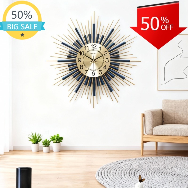 Modern Luxury Wall Clock Livin - Resin Art Clock recension och pris