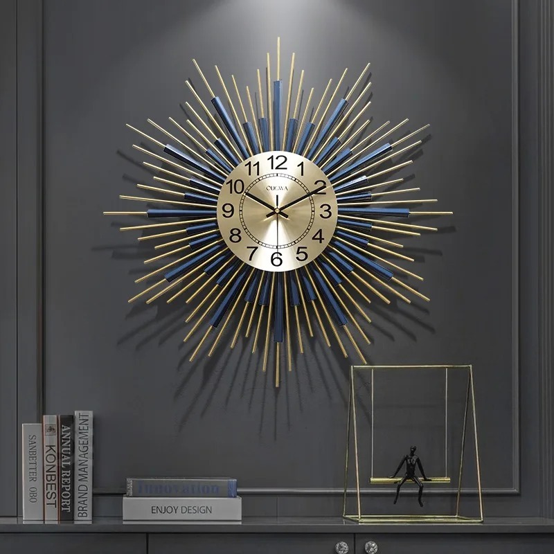 Modern Luxury Wall Clock Livin - Resin Art Clock recension och pris