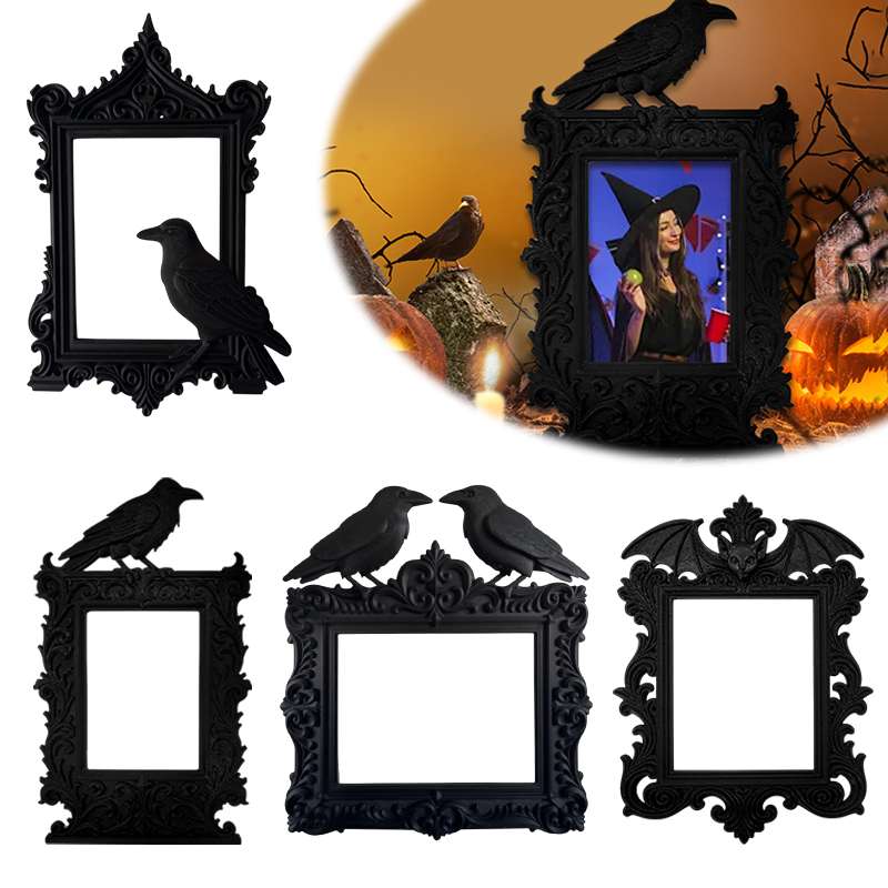 Decorations HaLLoween Crow Bat - Resin Art For Photo Frame recension och pris
