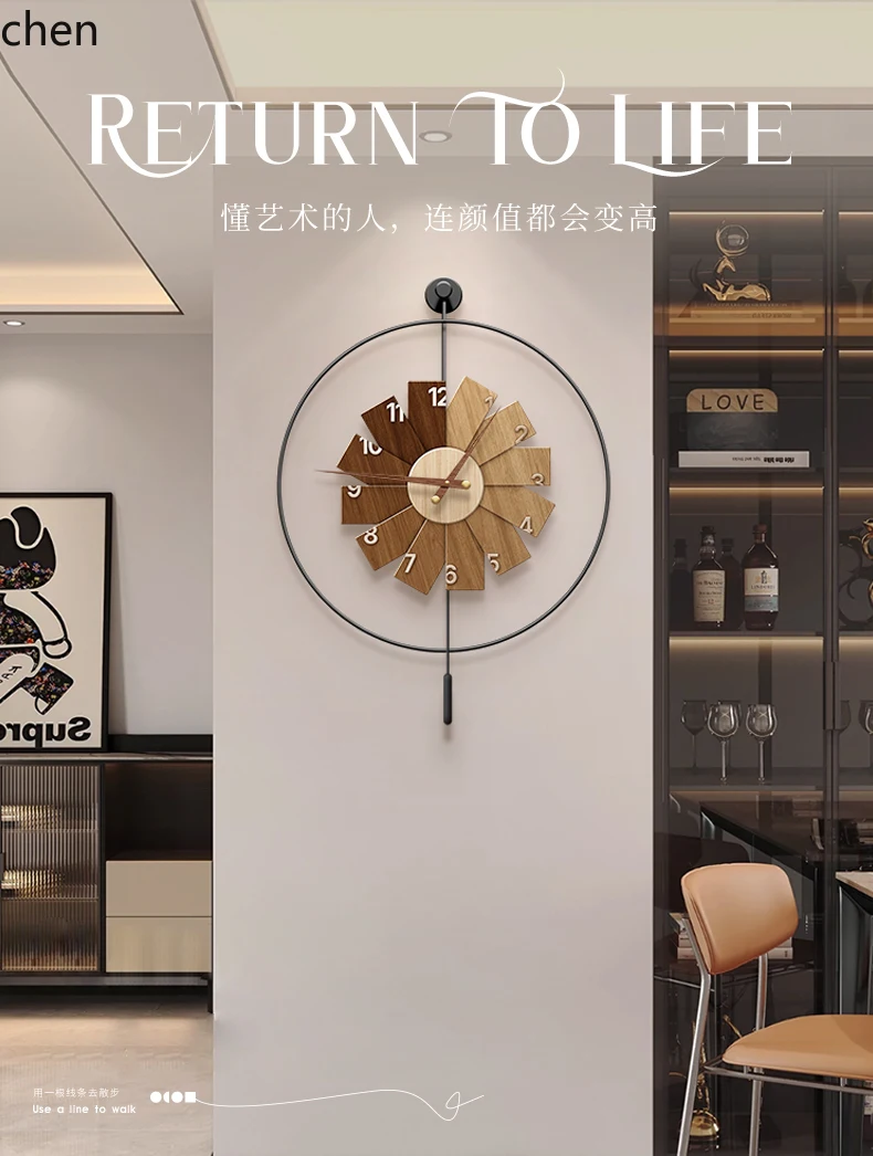 L15- Modern Minimalist Clock R - Resin Art Clock recension och pris
