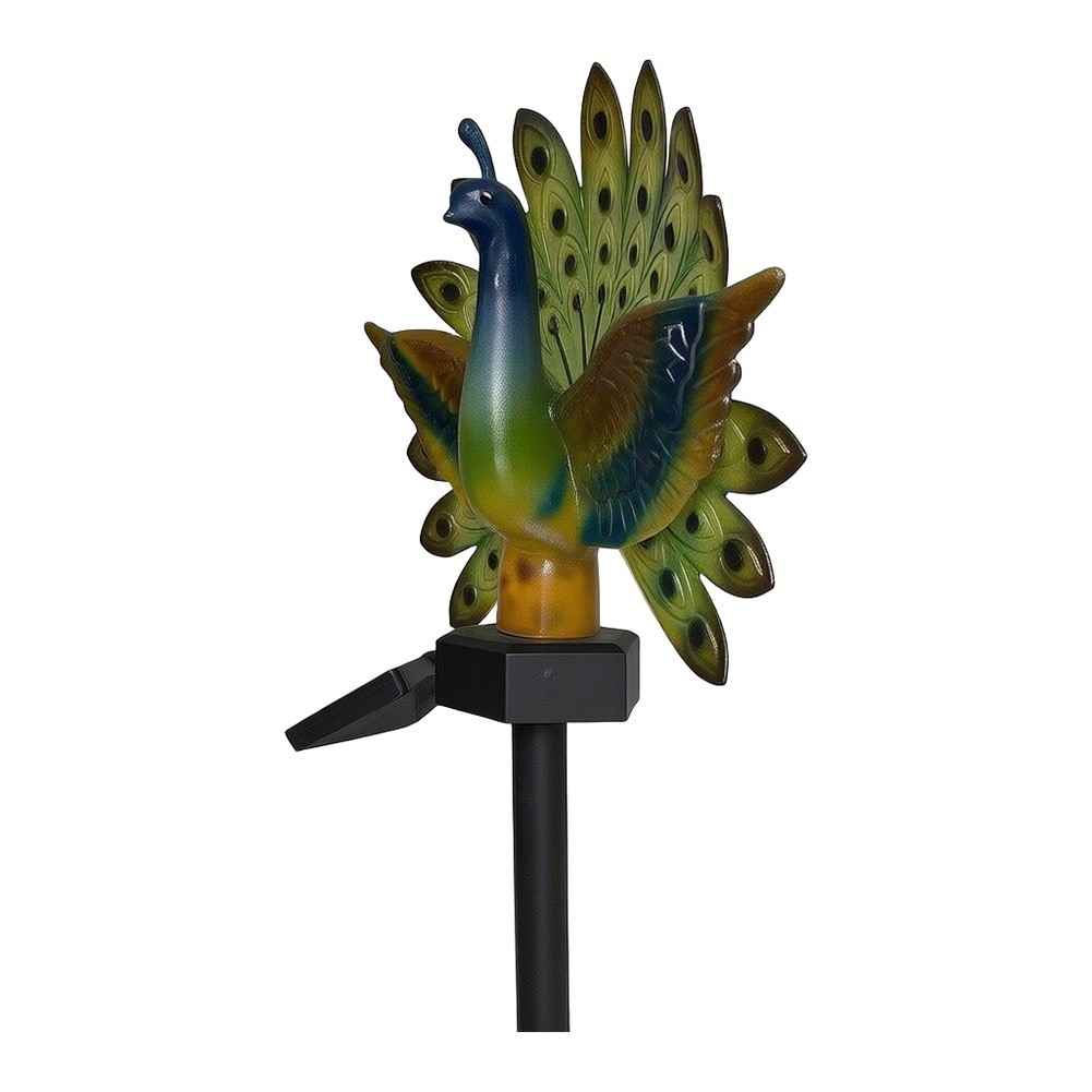 Resin Solar Peacock Garden Art - Resin Art Aesthetic recension och pris