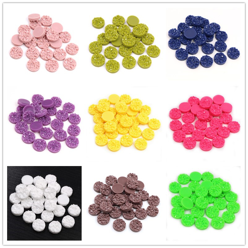 40pcs Resin Druzy Cabochons Do - Resin Art Box recension och pris