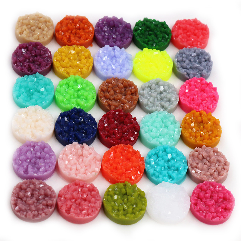 40pcs Resin Druzy Cabochons Do - Resin Art Box recension och pris