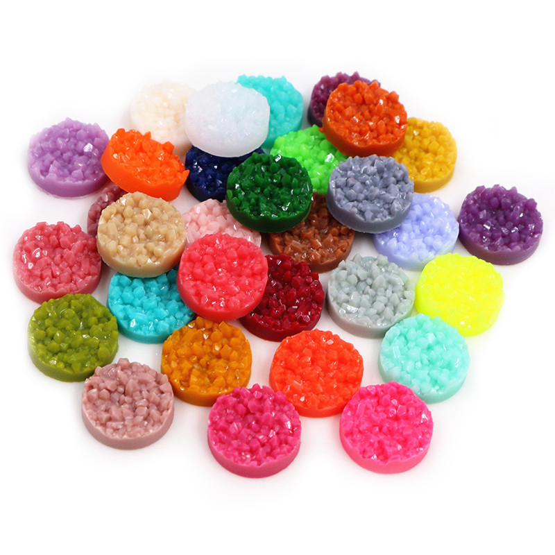 40pcs Resin Druzy Cabochons Do - Resin Art Box recension och pris