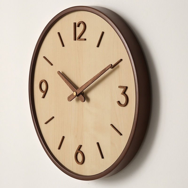 Modern Wooden Silent Art Wall  - Resin Art Clock recension och pris