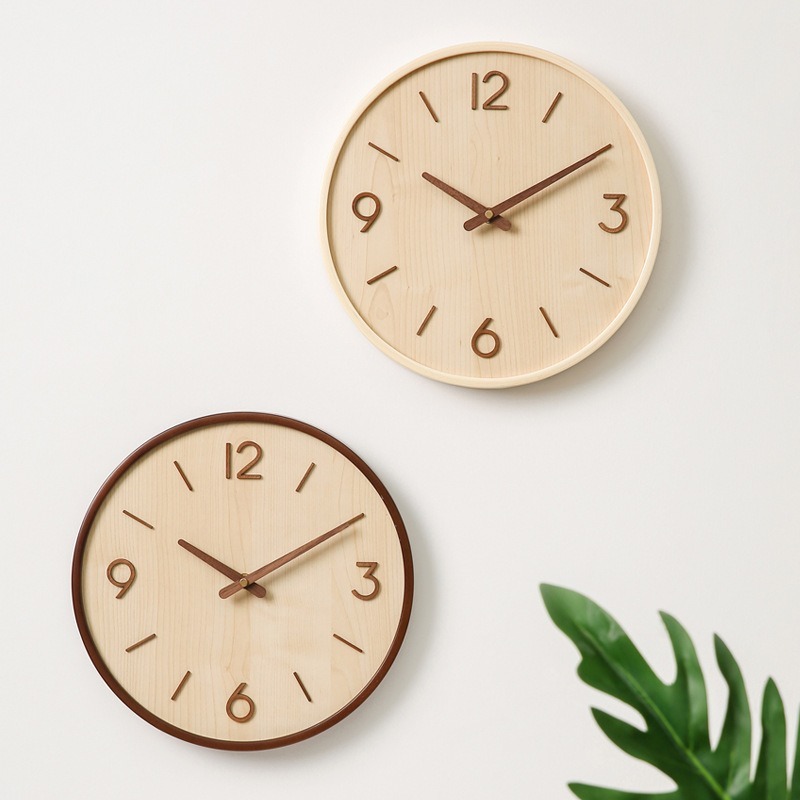 Modern Wooden Silent Art Wall  - Resin Art Clock recension och pris