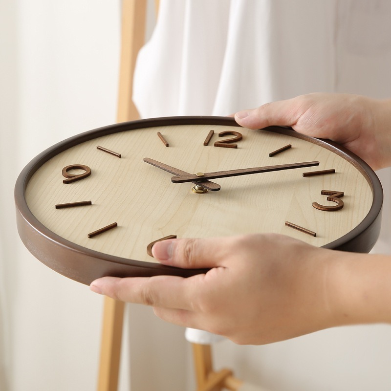 Modern Wooden Silent Art Wall  - Resin Art Clock recension och pris
