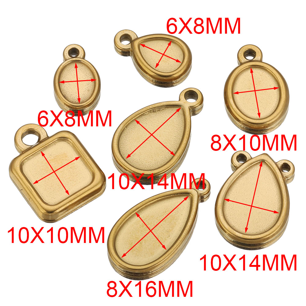 5pcs Stainless Steel Square Dr - Resin Art Box recension och pris