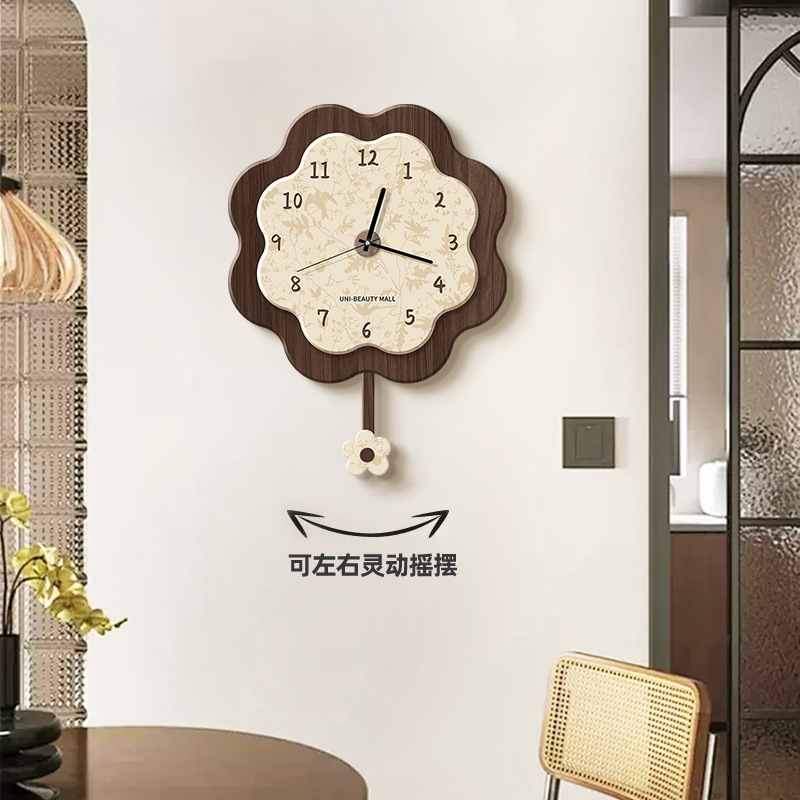 Chinese-style Creative Art Wal - Resin Art Clock recension och pris
