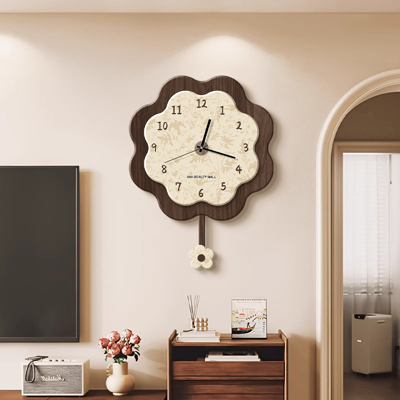 Chinese-style Creative Art Wal - Resin Art Clock recension och pris