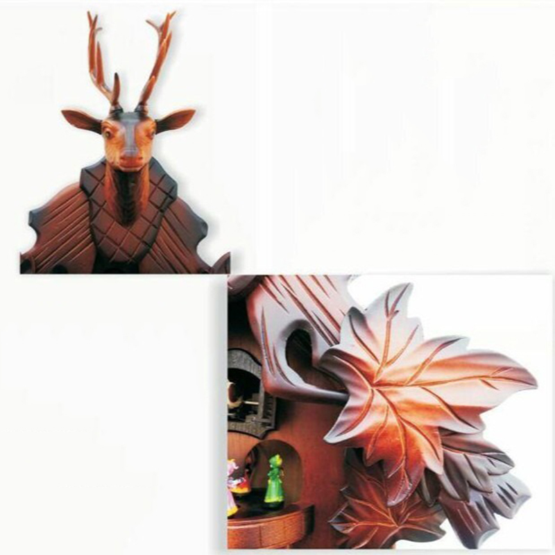 Cuckoo Wall Clock Solid Wood C - Resin Art Clock recension och pris