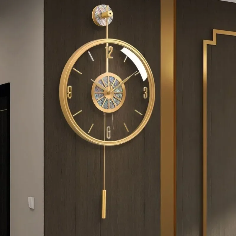 Alloy Case Modern Luxury Wall  - Resin Art Wall Clock recension och pris