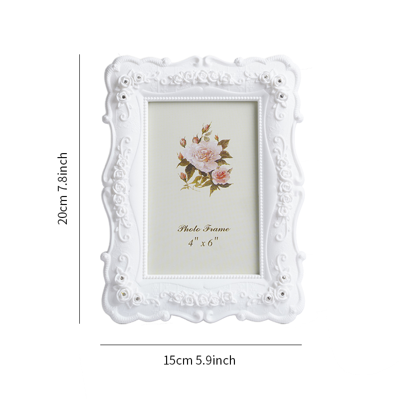 1PC, White Resin Material Rose - Resin Art For Photo Frame recension och pris