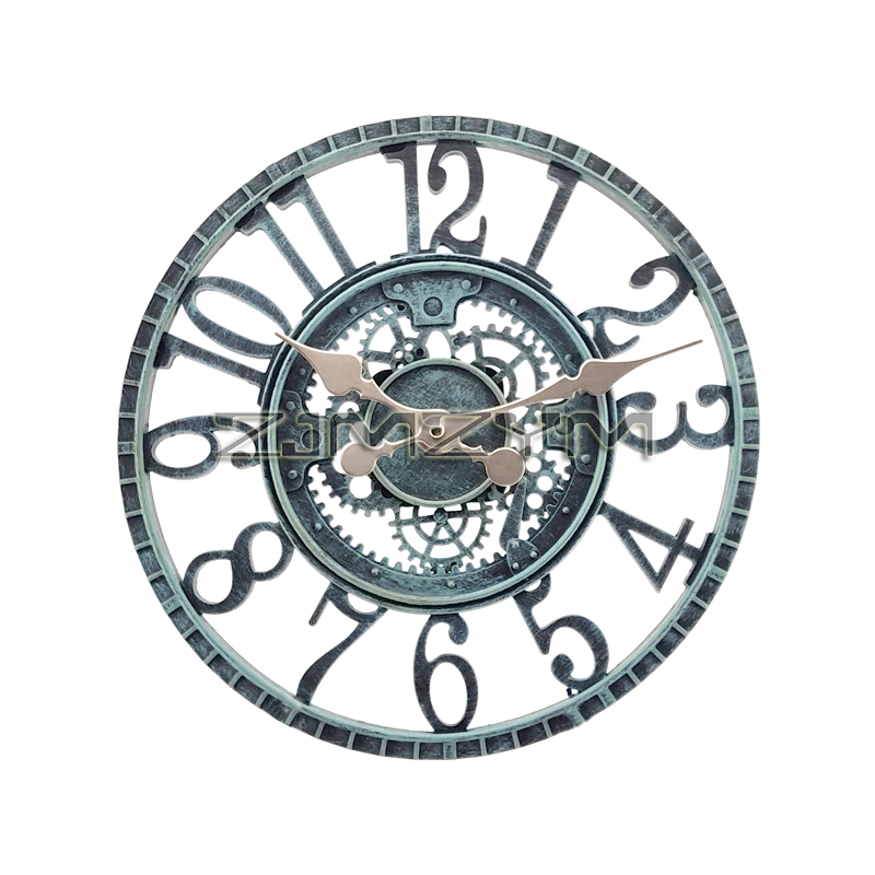 12 Inch Indoor/Outdoor Retro W - Resin Art Wall Clock recension och pris