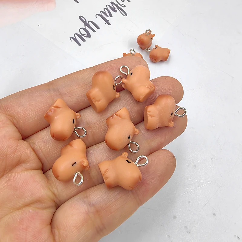 10pcs Cute Small Capybara Char - Resin Art Box recension och pris