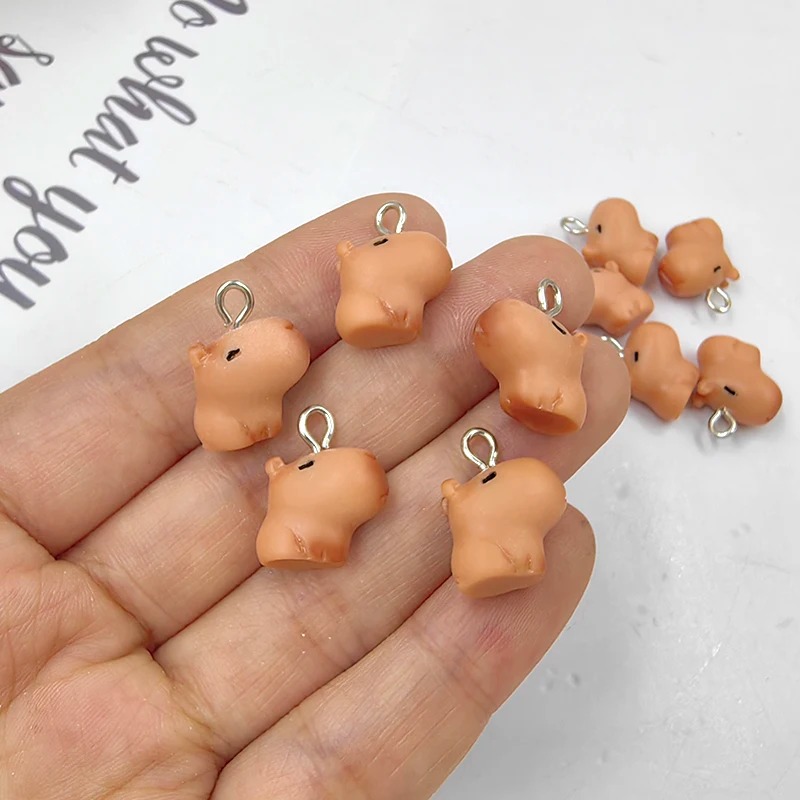 10pcs Cute Small Capybara Char - Resin Art Box recension och pris