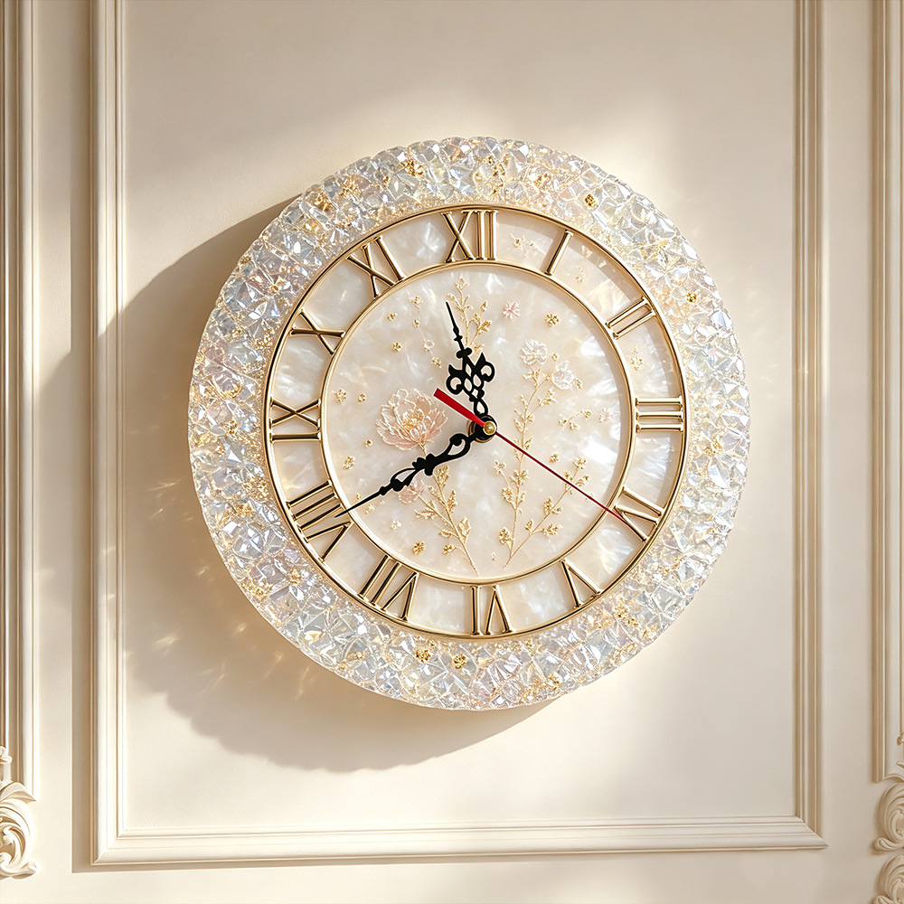 Diamond Faceted Clock Silicone - Resin Art Clock recension och pris