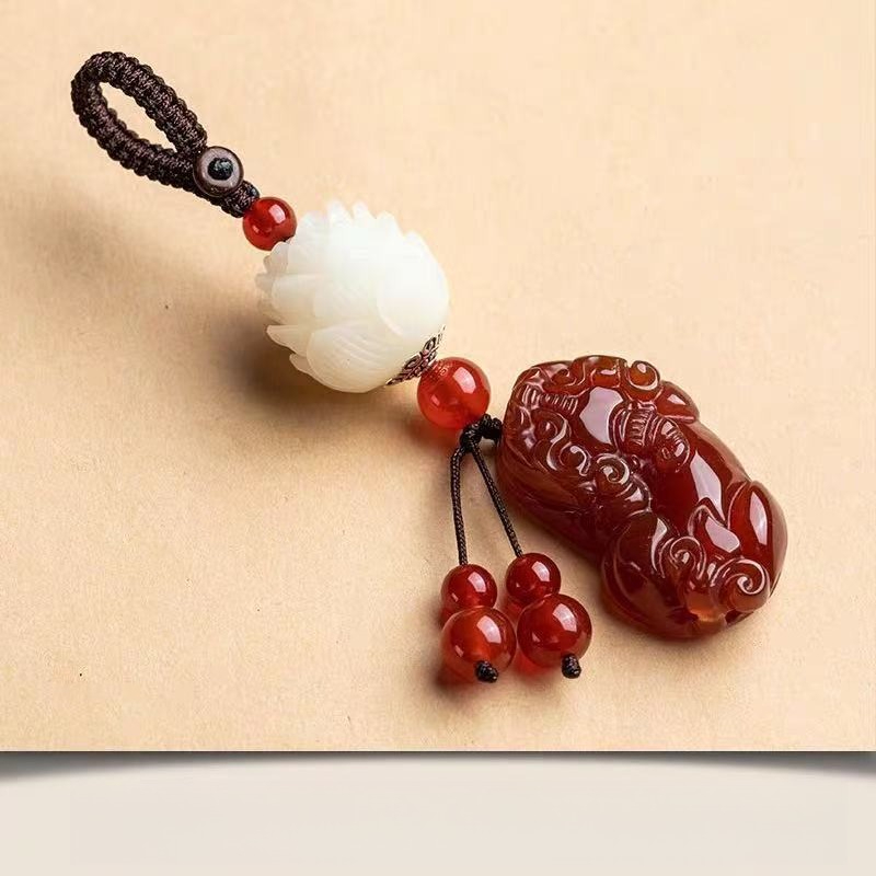 Pendant Lotus Keychain Car Cha - Resin Art Ring recension och pris