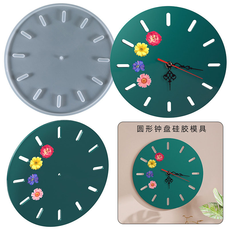 World Map Lotus Leaf Sakura Cl - Resin Art Clock recension och pris