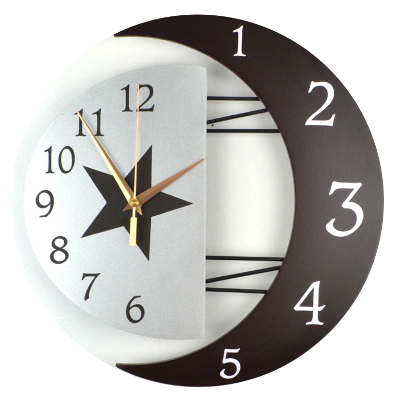Modern Mute Wall Clock Move Si - Resin Art Wall Clock recension och pris