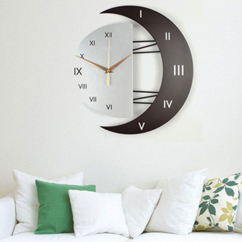 Modern Mute Wall Clock Move Si - Resin Art Wall Clock recension och pris