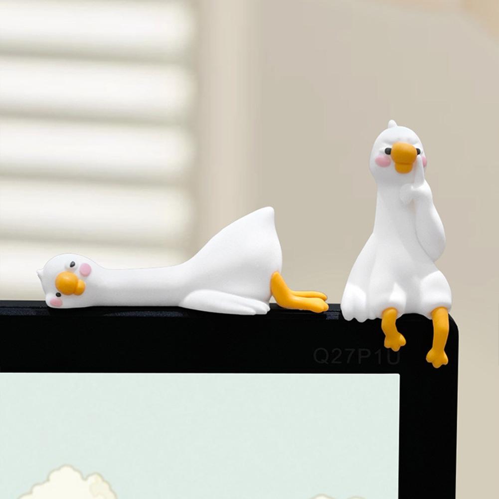Cute Mini Resin Goose Figurine - Resin Art For Photo Frame recension och pris