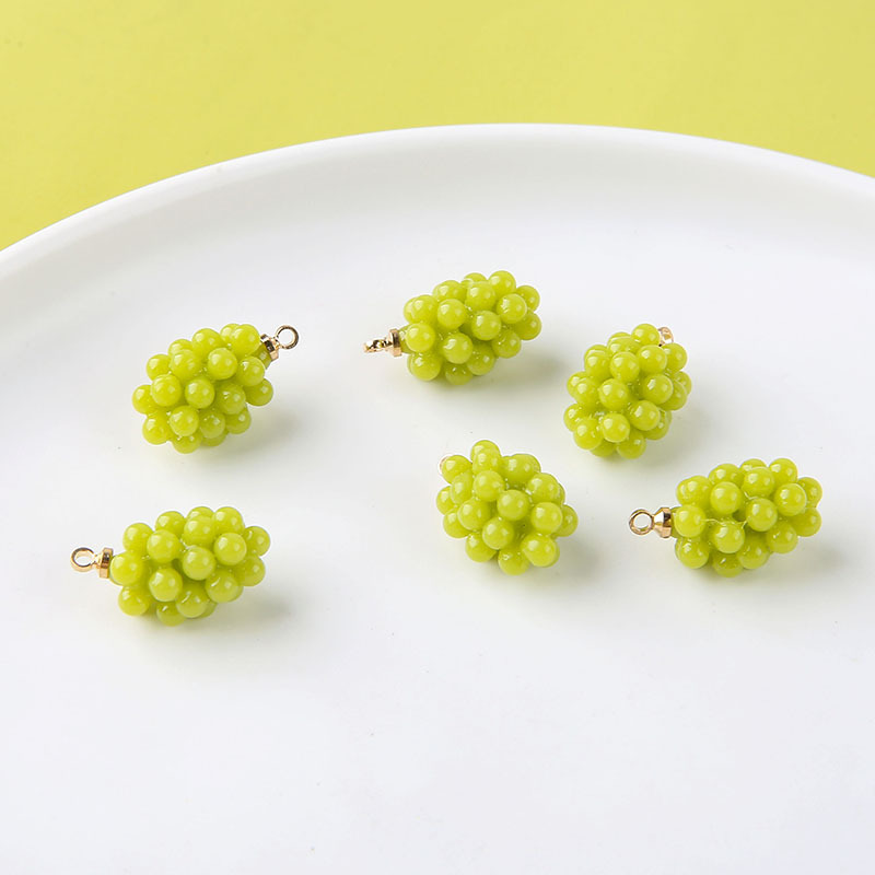 6pcs Cute Little Grapes Resin  - Resin Art Box recension och pris