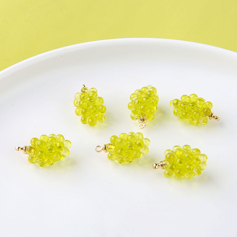 6pcs Cute Little Grapes Resin  - Resin Art Box recension och pris