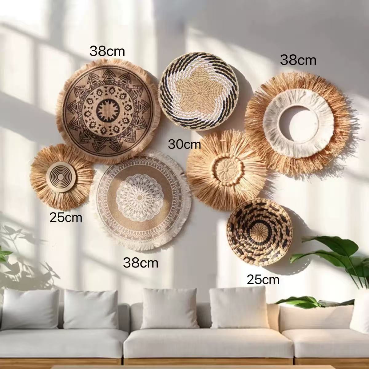 Boho Straw Wall Decor Grass We - Resin Art Aesthetic recension och pris