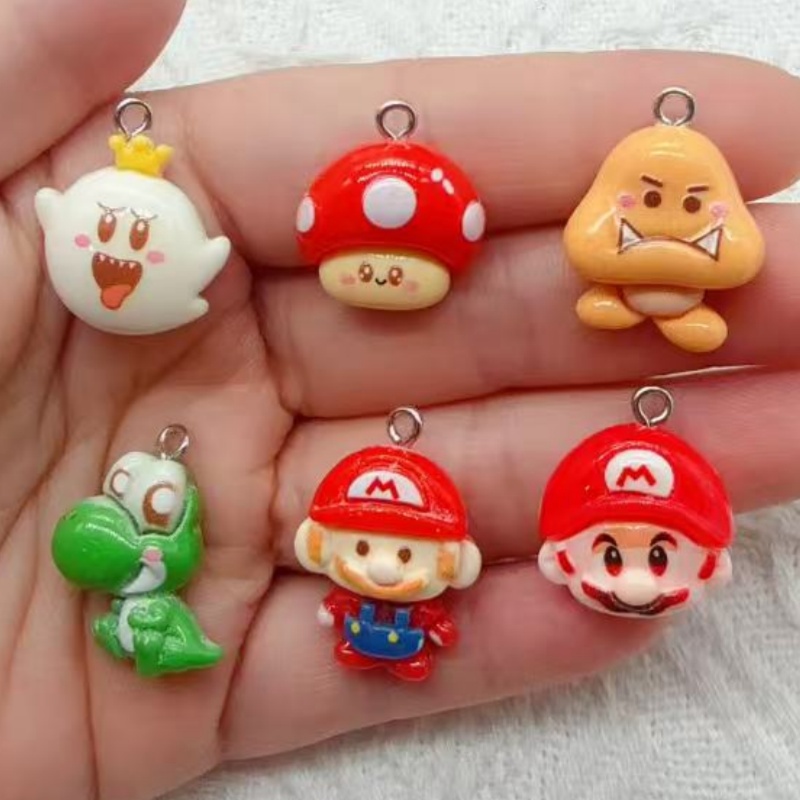 10pcs resin cartoon pendant, D - Resin Art Box recension och pris