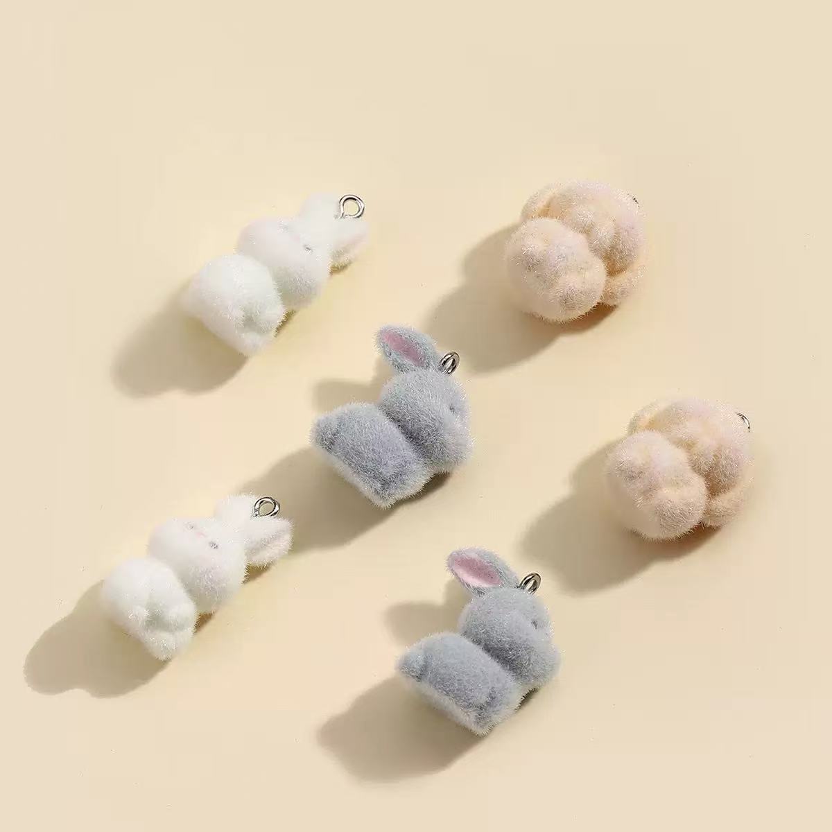 10pcs Flocking Little Rabbit R - Resin Art Box recension och pris